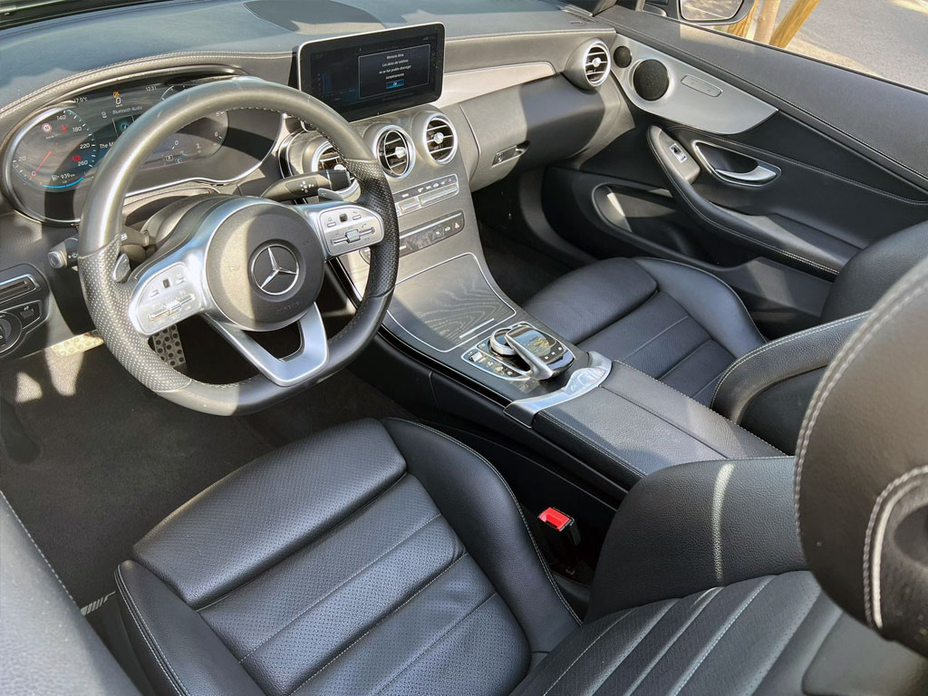 Mercedes C220 cabrio Rental Ibiza – Luxury Car Rental Ibiza
