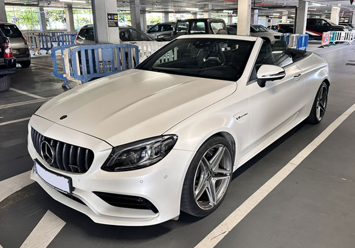 Rent Mercedes C63 AMG Cabrio Ibiza - Luxury Car Ibiza - Rent Convertible Ibiza - Rent Luxury Car Ibiza - Mercedes C63 AMG Convertible